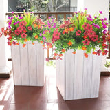 Kunstig vetegräsplanta i plast – Dekorativt gräs för trädgård, hem och utomhus Carvallo