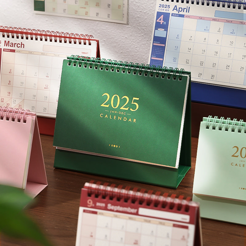 Skrivbordskalender med daglig planerare-layout Carvallo