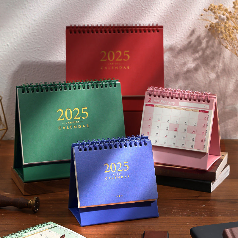 Skrivbordskalender med daglig planerare-layout Carvallo