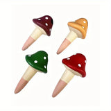Carvallo Terracotta Bewässerungsspikes | Automatisk växtbevattning | 4-pack | Färgglad svampdesign Carvallo