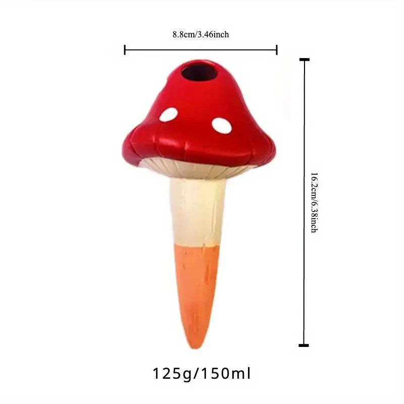 Carvallo Terracotta Bewässerungsspikes | Automatisk växtbevattning | 4-pack | Färgglad svampdesign Carvallo