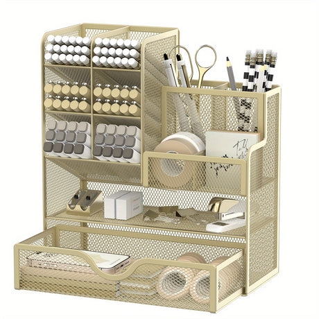 Smart Organization Desk Rack - Multifunktionell Förvaringsplats för Dina Kontorsmaterial Carvallo