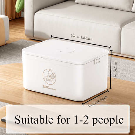 Stor reseask med piller – Fack med snäppfäste för dagliga mediciner och vitaminer MILA Sverige