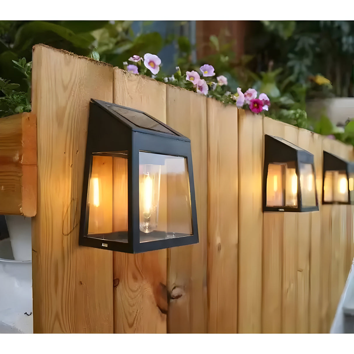 MeadowGlow Light – 2 st Återuppladdningsbara Solträdgårdslampor Carvallo