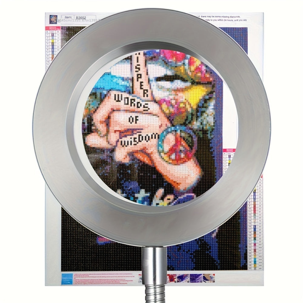 LED Förstoringsglaslampa med Klämma – Perfekt för Handsfree-arbete och Precision Carvallo