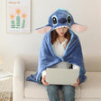 Disney Stitch Hoodie Filt – Varm och Söt för Sommargyllene Nätter eller Högtider Carvallo