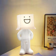 CartoonGlow - USB-driven tecknad bordslampa med LED-ljus och tryckknappskontroll Carvallo