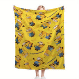 Minions Fleece Blanket - Mjuk & Varm Flanellfilt för Barn Carvallo