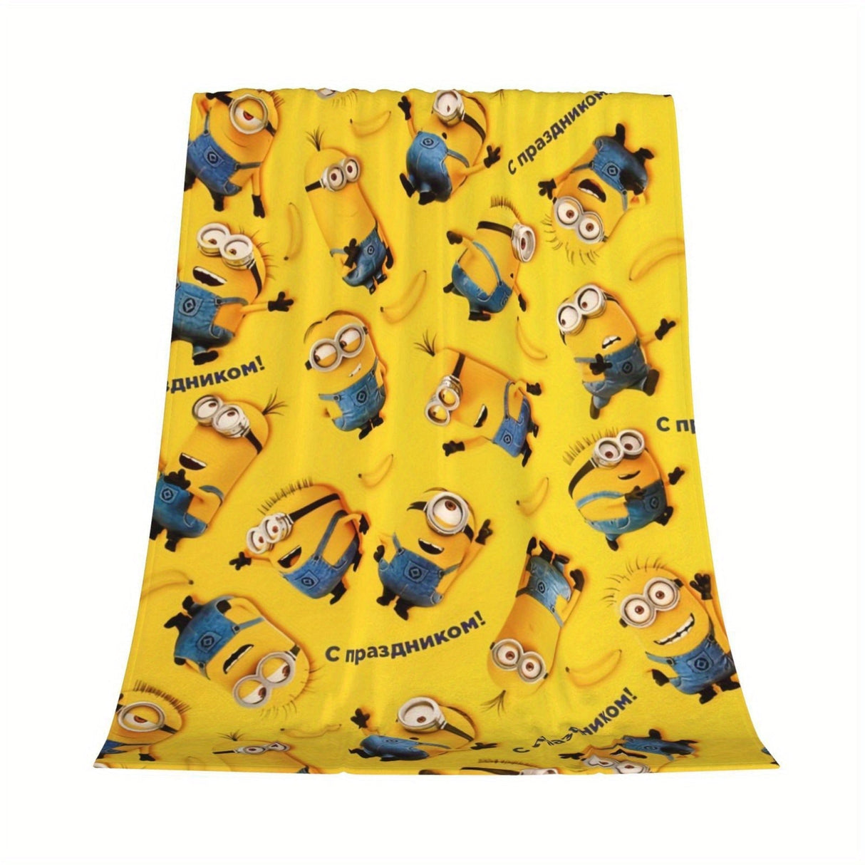 Minions Fleece Blanket - Mjuk & Varm Flanellfilt för Barn Carvallo