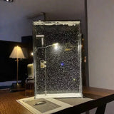 RoyaleGlow Snöig Nattlampa – Mysig Vinter Wonderland Skrivbordslampa Carvallo