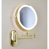 GlamGlow Mirror - Återuppladdningsbar, hopfällbar förstoring-LED-makeup-spegel Carvallo