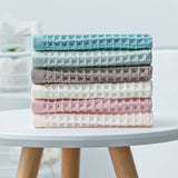 Enkel bomull waffles väv handduk 6PCS miljövänlig Carvallo