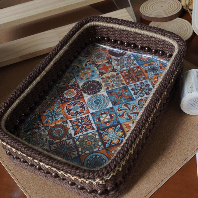 Farmhouse Handgjord Hampaförvaringskorg Carvallo