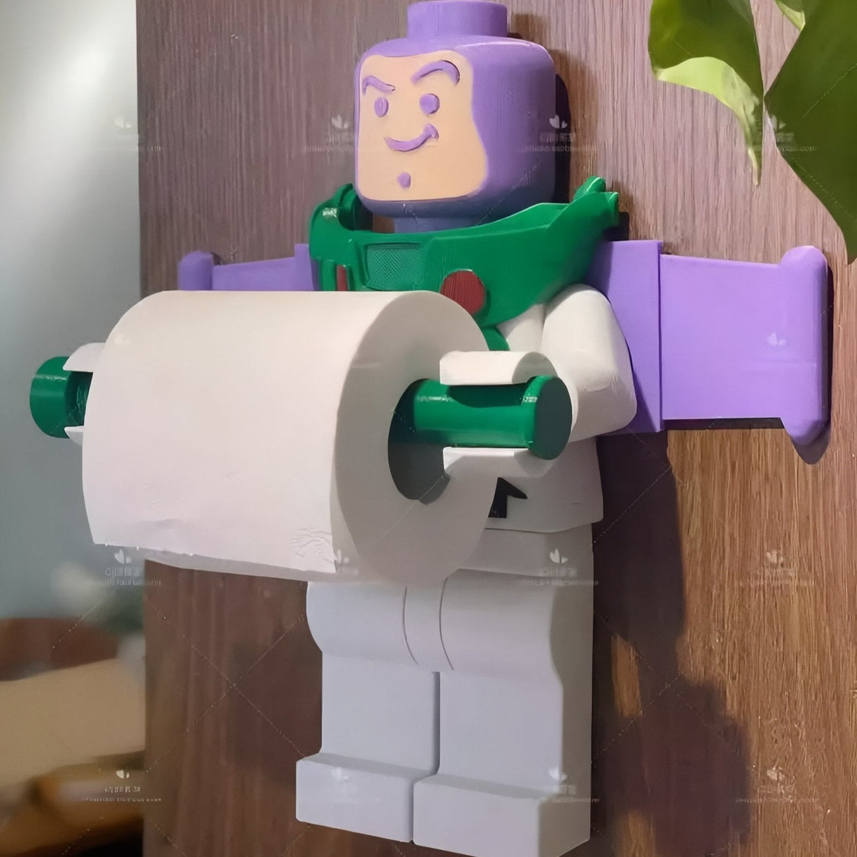 Carvallo - Karaktärsinspirerad Vägmonterad Toiletpappershållare med en finurlig touch Carvallo