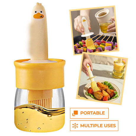 Carvallo – Den praktiska oljedosern med integrerad silikonborste! Carvallo