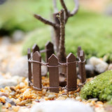 Miniatyr trädgårdsgärde i trä – Färgglad dekoration för feuträdgård och modellbygge Carvallo