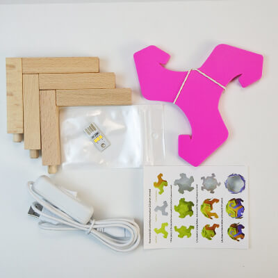 DIY Mondlampe LED Nachtlicht USB Dekorative Tischlampe MILA Sverige