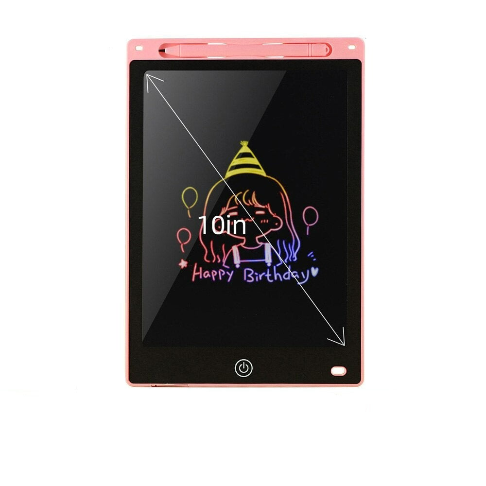 LCD-Skrivplatta Ritplatta Färgskärm-Barn-BB-Rosa-25 cm-Hemnix