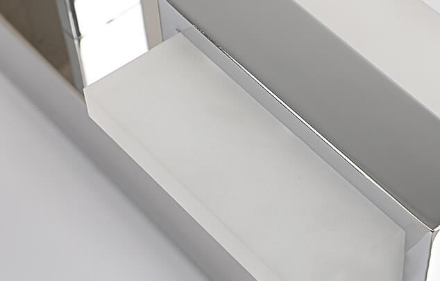 Modern fyrkantig LED-vägglampa – Akrylspegelfrontljus MILA Sverige