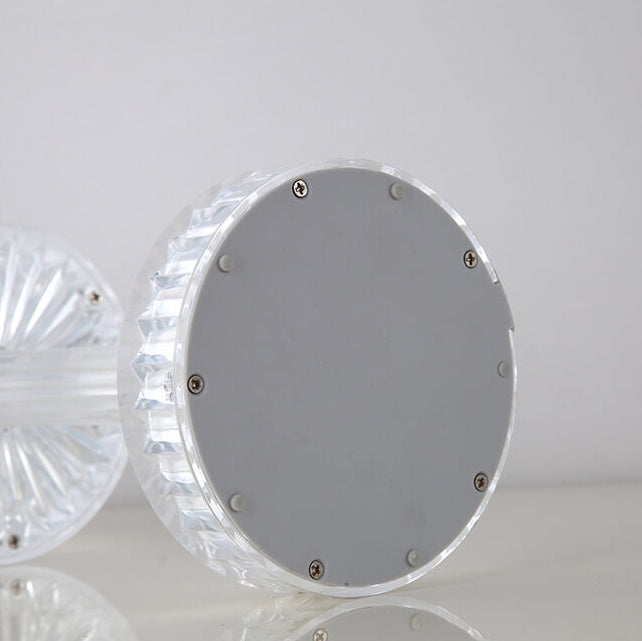 Elegant LED-bordslampa i diamantskuren akryl – Ambient Mood Lighting MILA Sverige