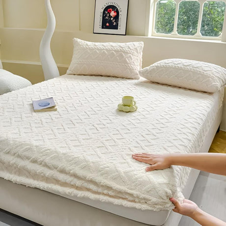 Premium Velvet Sherpa Sängset Carvallo