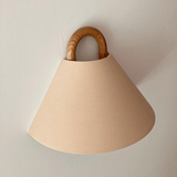 Vägglampa Modern Trä Tyg Sconcelampa Carvallo