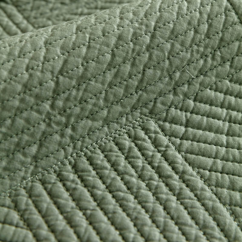 Minimalist All-Season Solid Cotton Geometric Sofföverdrag Carvallo