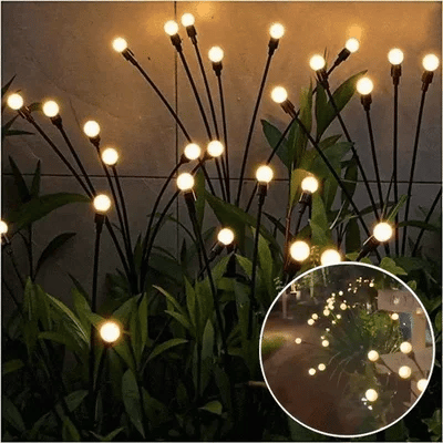 SunTwinkle – Solcellsdrivna eldfluge-lampor för trädgården Carvallo