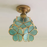 Retro Stil Färgad PVC Taklampa med Blommönster Carvallo