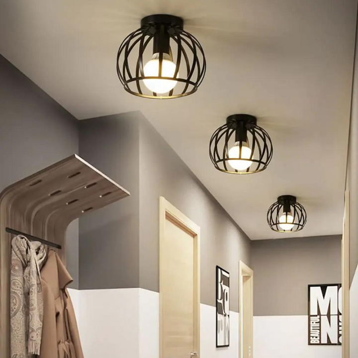 Modern Loft-style taklampa med öppen burdesign Carvallo