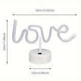 NeonLiefde - LED Neon Bordslampa för Sovrum och Festdekoration Carvallo