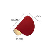 Modern färgad LED-vägglampa i stilren design Carvallo