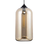 Brede Glas Hänglampa - Modern 1-Ljuskälla Svart Lampa Carvallo