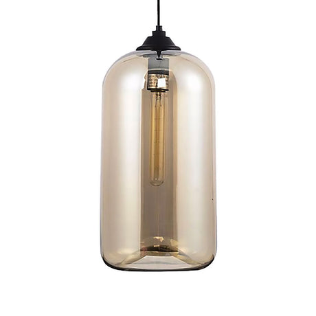 Brede Glas Hänglampa - Modern 1-Ljuskälla Svart Lampa Carvallo