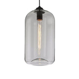 Brede Glas Hänglampa - Modern 1-Ljuskälla Svart Lampa Carvallo