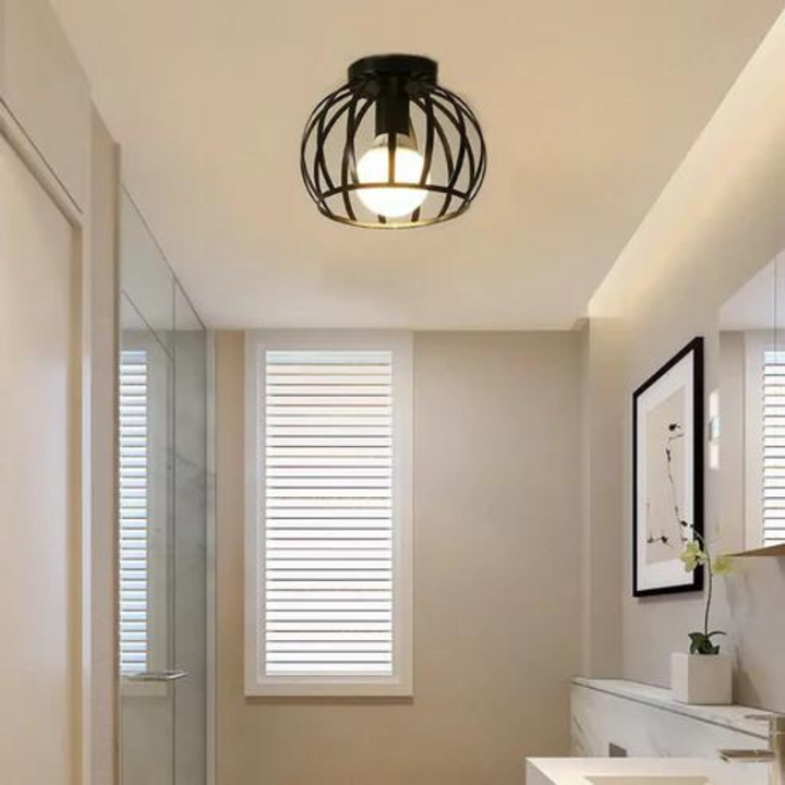 Modern Loft-style taklampa med öppen burdesign Carvallo