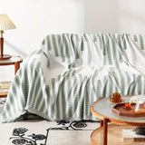 Modern Monochrome Feather Sofa Cover Carvallo