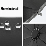 Hopfällbar Paraply med LED-ficklampa-Personligt-BB-Hemnix