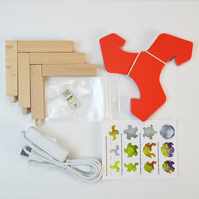 DIY Mondlampe LED Nachtlicht USB Dekorative Tischlampe MILA Sverige