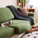 Modern Leaf Jacquard Vattentät Anti-scratch Sofföverdrag Carvallo