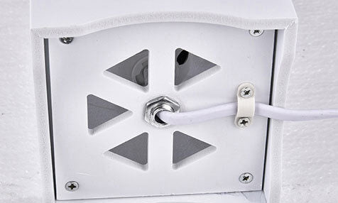 Modern ihålig fyrkantig bordslampa – mjukt omgivande ljus MILA Sverige