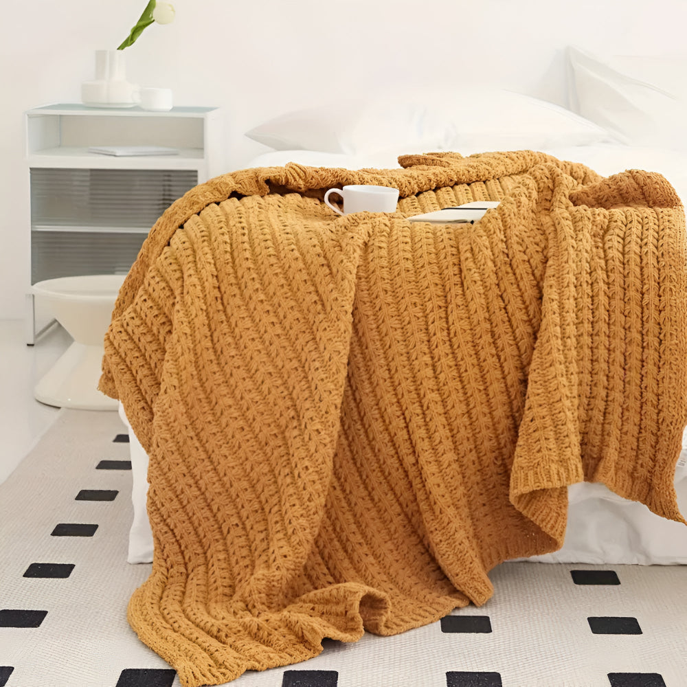 Vintage Chunky Knit Filt Carvallo