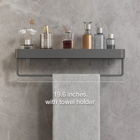 Carvallo – Moderna Flytande Badrumshyllor med Självhäftande Installation och Handduksstänger Carvallo