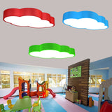 WolkPlafond - LED Taklampa för Barnrum i Röd/Gul/Blå Carvallo