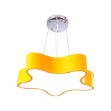 LED Barnlampa Hängande med Stjärna Acryl Kåpa, Röd/Grön/Gul Avslutning Carvallo