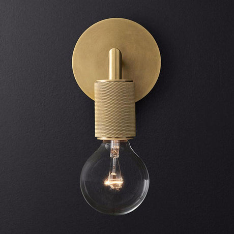 Vägglampa mässing metall dubbel glödlampa sconce Carvallo