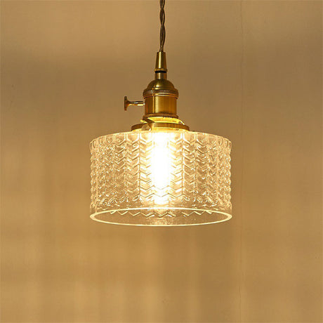 Modern Kort Cylinder Taklampa med Vred i Mässing Carvallo