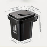 SmokeVault - Väggmonterad askkopp i rostfritt stål – Väderbeständig mini-askbehållare med fällbart lock MILA Sverige