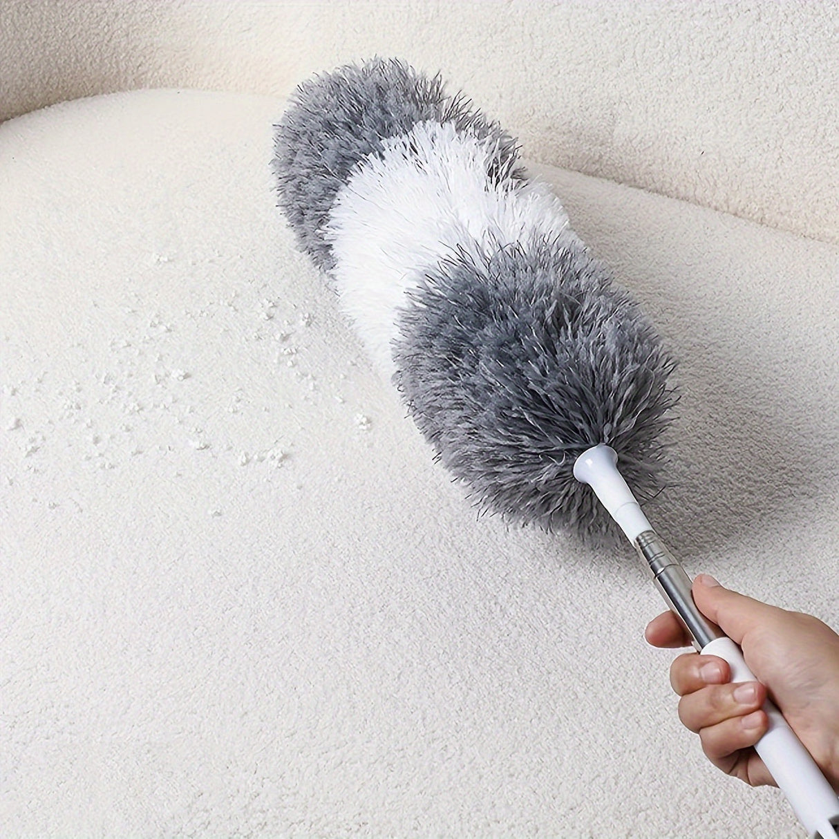 Utbyggbar Mikrofiber Dammvippa – Tvättbar, Flexibel och Perfekt för Höga Tak Carvallo