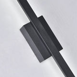 Industriell minimalistisk lång LED järn vägglampor för samtida vardagsrumsinredning och stilfull belysning Carvallo